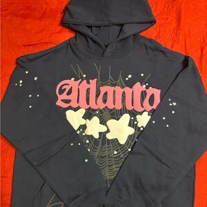 Navy Blue Graphic Hoodie